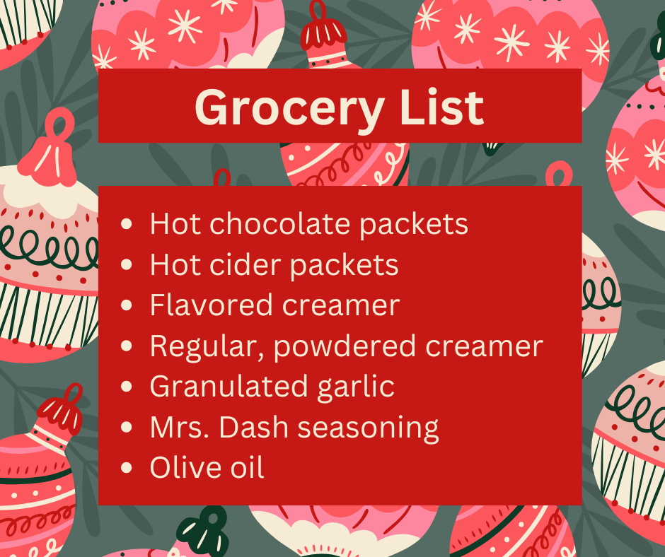 MOD Grocery List